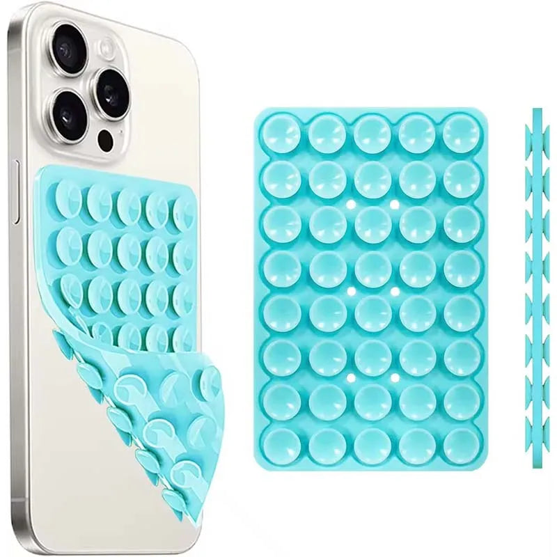 Agarre adhesivo de silicona para celular