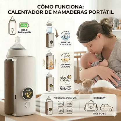 Calentador portatil  inteligente de bebe