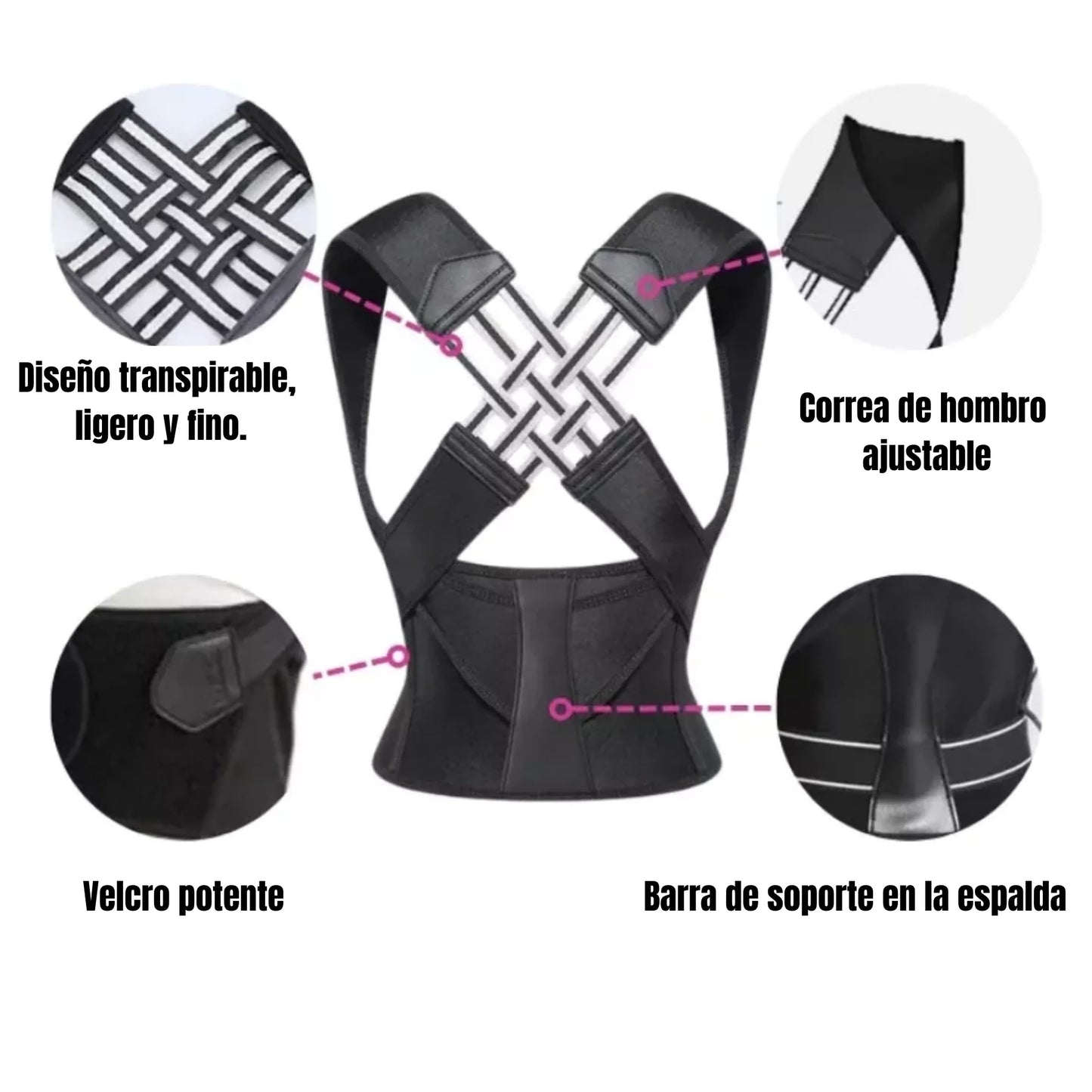Corrector de postura Ergonómico